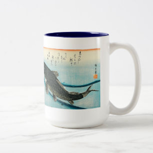 Utagawa , Hiroshige , Ukiyoe Two-Tone Coffee Mug