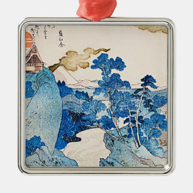 Utagawa Kuniyoshi - Fuji no Yukei Metal Ornament (Front)