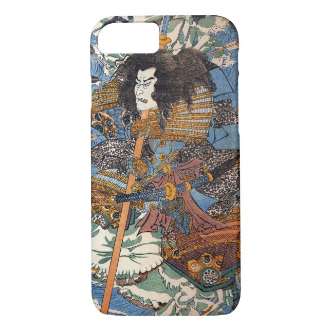 Utagawa Kuniyoshi Samurai Case-Mate iPhone Case (Back)
