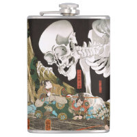 Utagawa Kuniyoshi Warrior vs. Ghost,Japanese Art