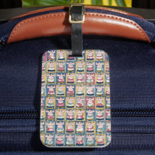 Utagawa Yoshikazu's 'Sumo Wrestlers (1852)' Luggage Tag