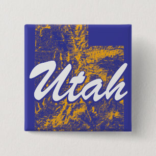Utah 15 Cm Square Badge
