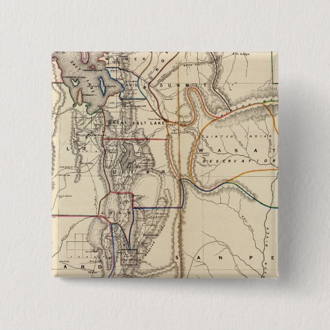 Utah 2 15 cm square badge (Front)