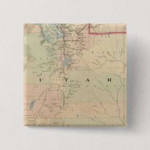 Utah 5 15 cm square badge