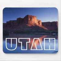 Utah, A mesa reflecting in the Colorado River 2