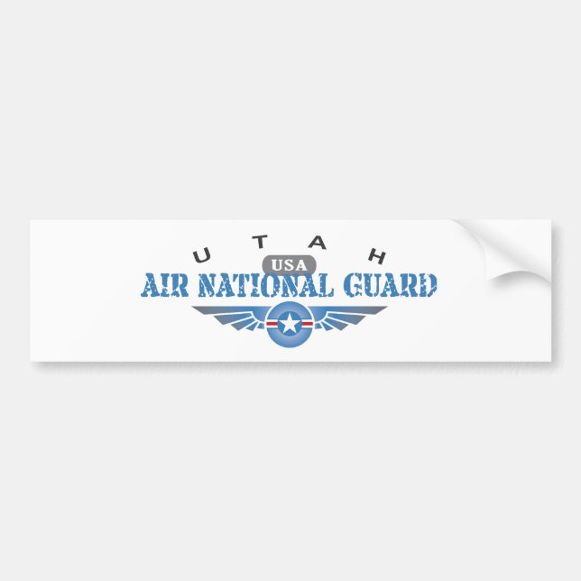 Utah Air National Guard Bumper Sticker (Front)