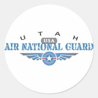 Utah Air National Guard Classic Round Sticker