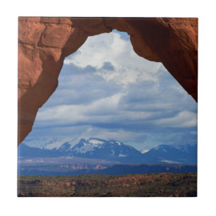 Utah, Arches National Park, Delicate Arch Ceramic Tile