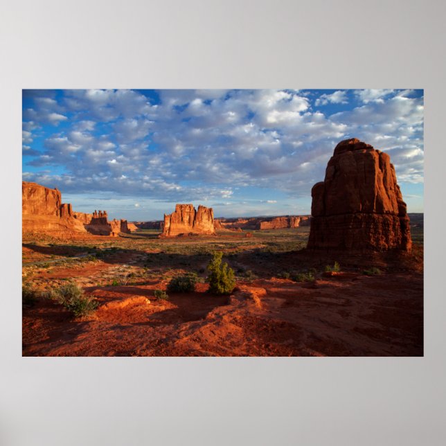 Utah, Arches National Park, rock formations 1 Poster (Front)