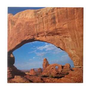 Utah, Arches National Park, Turret Arch 3 Tile