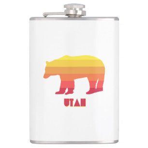 Utah Bear Hip Flask