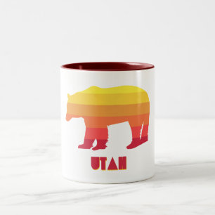 Utah Bear Two-Tone Coffee Mug