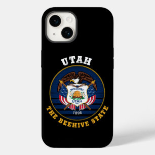 UTAH BEEHIVE STATE FLAG Case-Mate iPhone 14 CASE