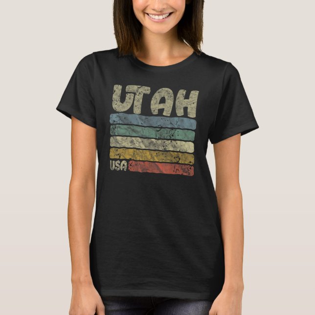 Utah Beehive State National Parks Mighty 5 Bryce M T-Shirt (Front)
