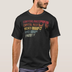 Utah Beehive State National Parks Mighty 5 Tee Bry