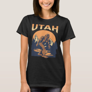 Utah Bigfoot Mountains Trees Nature Outdoors T-Shirt