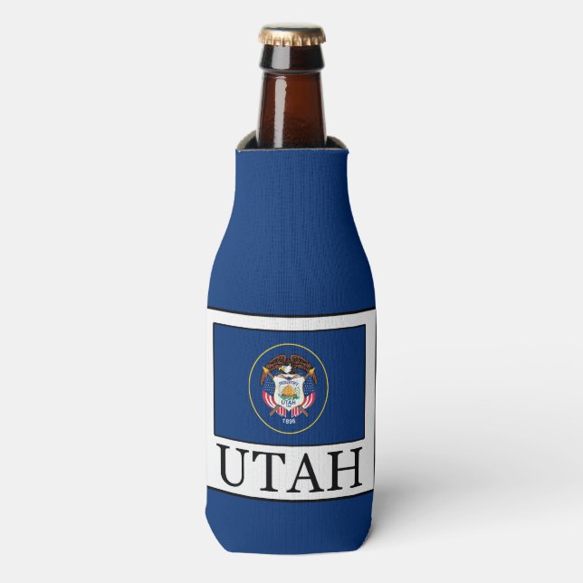 Utah Bottle Cooler (Bottle Front)