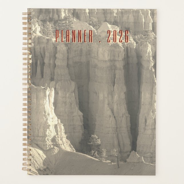 Utah Bryce Canyon Hoodoos  Planner (Front)