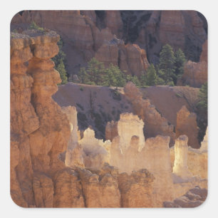 Utah, Bryce Canyon National Park. Hoodoos, Square Sticker
