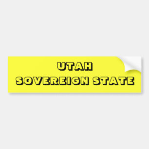 UTAH BUMPER STICKER