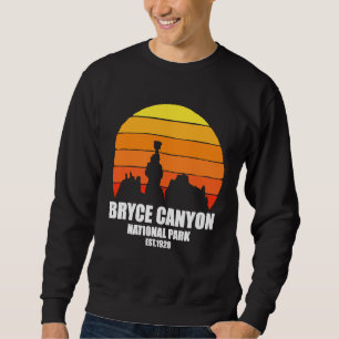 Utah Camping Hiking Retro Vintage Bryce Canyon Nat Sweatshirt