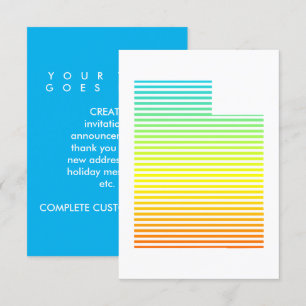 utah chill fade invitation