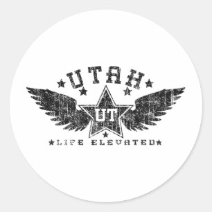 Utah Classic Round Sticker