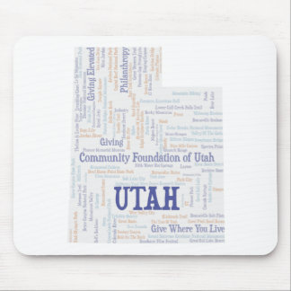 UTAH Customised Word Cloud Mouse Pad