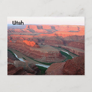 Utah: Dead Horse Point State Park 3, sunrise Postcard
