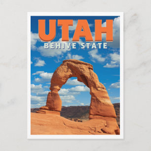 Utah Desert Arch Vintage Postcard
