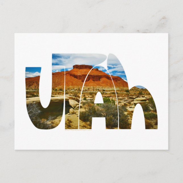 Utah Desert Postcard (Front)