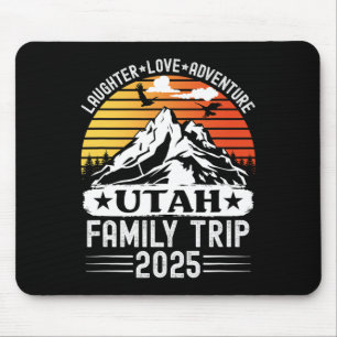 Utah Family Trip 2025 Mountain Camping Adventure T Mouse Pad