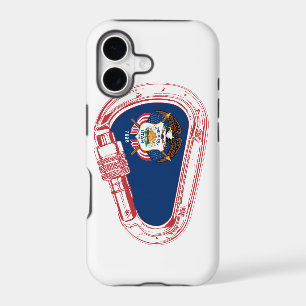 Utah Flag Climbing Carabiner