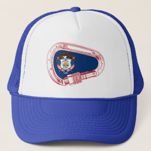 Utah Flag Climbing Carabiner Trucker Hat