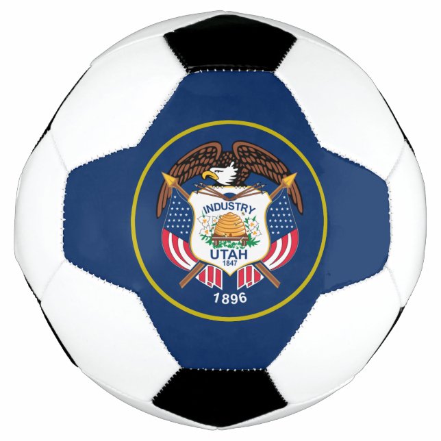 Utah flag soccer ball (Front)