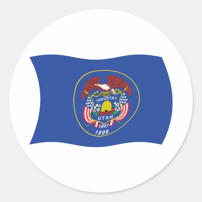 Utah Flag Sticker (Front)