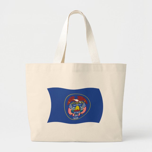 Utah Flag Tote Bag (Front)
