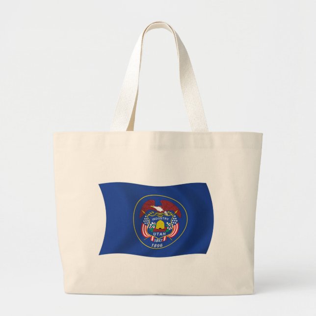 Utah Flag Tote Bag (Front)