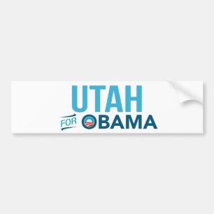 Utah For Barack Obama Biden Bumper Sticker
