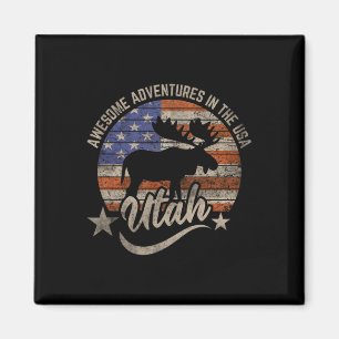 Utah Gifts Apparel Hiking Camping Fishing Hunting Magnet