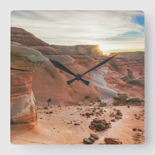 Utah, Glen Canyon National Recreation Area 3 Square Wall Clock
