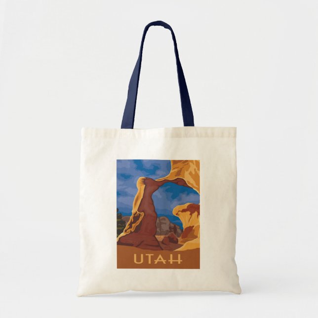 Utah Grand Staircase vintage style Tote Bag (Front)
