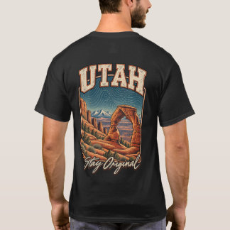 Utah Graphic T-shirt Stay Original Utah Arches