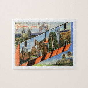 Utah Greetings From US States Jigsaw Puzzle