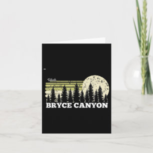 Utah Hiking Bryce Canyon Trees Nature Forest Card