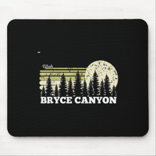 Utah Hiking Bryce Canyon Trees Nature Forest Mouse Pad