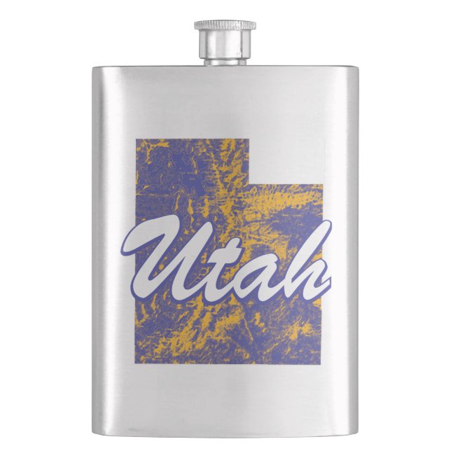 Utah Hip Flask (Front)