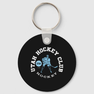 Utah Hockey Club Edge Black Officially Licensed Key Ring