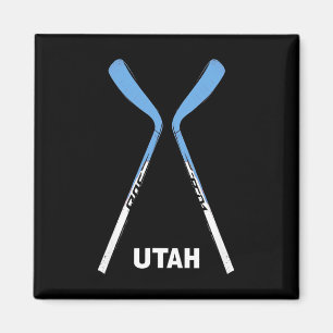 Utah Hockey Sticks Magnet