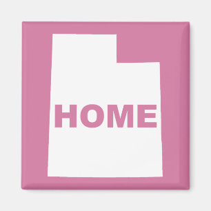 Utah Home Away From State Fridge Magnet
